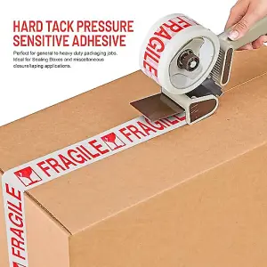 Durable Fragile Tape Secure Your Packages with Care 48mm x 66M (6 Rolls)