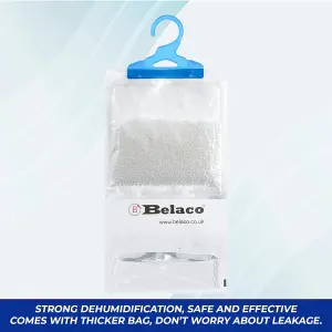 Belaco Set of 18 Hanging Dehumidifier, 230g Moisture Absorber, Dehumidifier