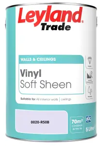 Leyland Trade Vinyl Soft Sheen Walls & Ceilings Emulsion Paint (0020-R50B) - 5L