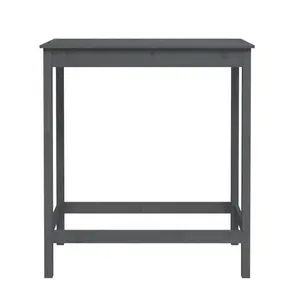 Johnrobert Rectangular 100Cm L x 50Cm W Dining Table Grey / H100 x L50 x W110cm