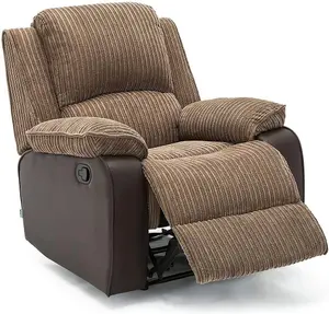 Valencia Manual Latch Recliner Armchair Brown