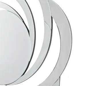 Beliani Retro Wall Mirror TREBAN Silver