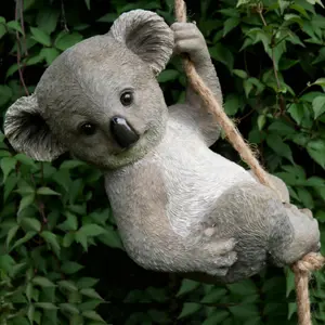 Hanging Koala Garden Ornament Decoration