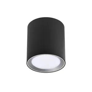 Nordlux Landon 14 Indoor Bathroom Light Surface Downlight In Black (Height) 14cm