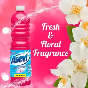 Asevi Mio Pink 1 Litre Floor Cleaner (Pack of 12)