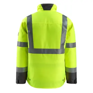 Mascot Safe Light Penrith Winter Jacket (Hi-Vis Yellow/Dark Anthracite)  (XXXX Large)