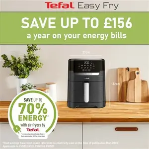 Tefal Easy Fry Precision 2In1 Fryer & Grill, 4.2L, Black, Plastic