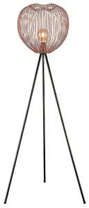 Luminosa Spring Floor Lamp Copper, E27