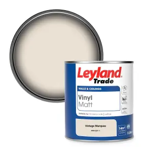 Leyland Trade Vinyl Matt Walls & Ceilings Emulsion Paint Vintage Marquee (PPG1201-1) 1L