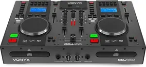 Dual DJ CD Mixer Combo With Bluetooth & USB - PD CDJ450