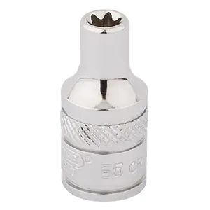 Draper 1/4" Square Drive Draper TX-STAR Socket E5 34052