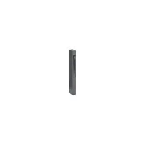 Luminosa Acqua 1 Light Outdoor Bollard Anthracite IP44, G9