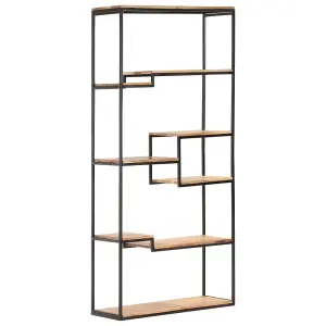 Berkfield Bookcase 80x30x180 cm Solid Acacia Wood