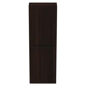 Ideal Standard i.life S Tall Matt Coffee brown Oak effect Single Wall-mounted Bathroom Cabinet (H)120cm (W)40cm