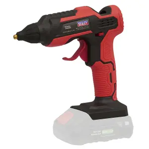 Sealey SV20 Series Cordless Glue Gun Kit 20V 2Ah Battery Red/Black CP20VGGKIT1