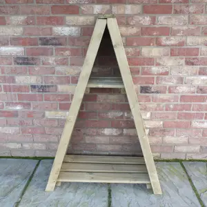 Shire Small Triangular Log Store Pressure Treated