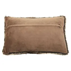 Bosie Lamina Mocha Ombre Rectangular Cushion