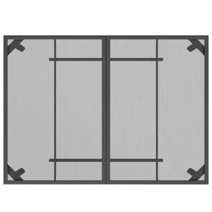 Berkfield Garden Table Anthracite 110x80x72 cm Steel Mesh