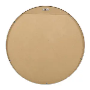 Sasheer - Round Framed Wall Mounted Mirror Gold / 60cm H x 60cm W