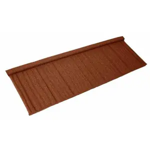 PACK OF 15 (Total 15 Units) - 410mm Thick Lightweight Woodshake Roof Tile - Light Brown - 370mm (L) x 1330mm (W)