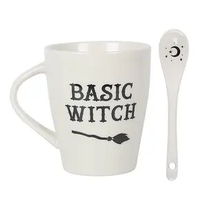 Basic Witch Mug and Spoon Set Gift