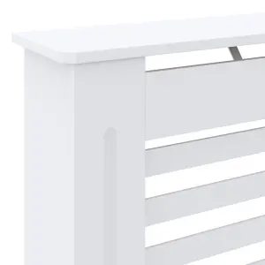 MDF Radiator Cover White 78 cm