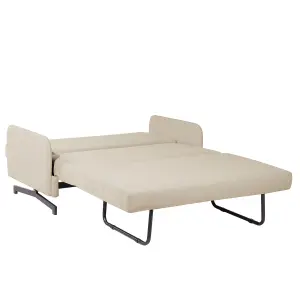 Beliani Retro Sofa Bed BELFAST Beige