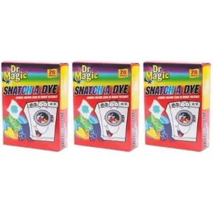 DR MAGIC SNATCH A DYE, WHITE, 15cm (Pack of 3)