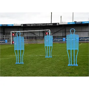 Single 6ft 5 Inch BLUE Football Mannequin - Set Piece Dummy Defender Training