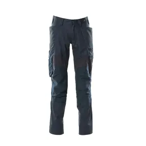 Mascot Accelerate Trousers with Kneepad Pockets - Dark Navy   (36.5) (Leg Length - Long)