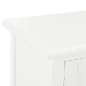 Berkfield TV Cabinet White 120x30x40 cm Wood