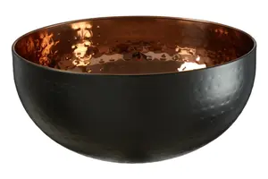 Maison by Premier Mixology Large Hammered Bowl