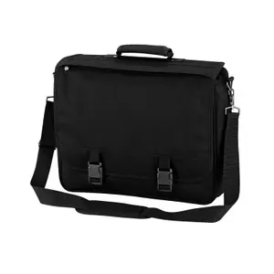 Quadra Portfolio Briefcase Black (One Size)