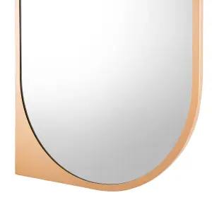 Beliani Glam Wall Mirror HIREL Metal Gold