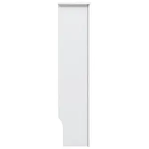 Radiator Covers 2 pcs White 112x19x81.5 cm MDF