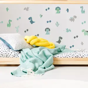 Pastel Dinosaur Wall Sticker Pack Nursery Wall Décor