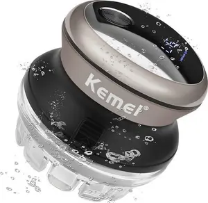 KEMEI Hair Clipper For Men,Circular Cordless Hair Trimmer, Self-Haircut Kit, Rechargeable LED Display