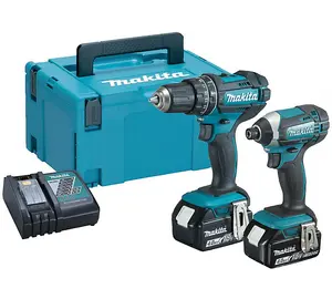 Makita DLX2131MJ LXT 18v Twin Pack DHP482 Combi Drill + Impact Driver DTD152