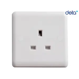 Deta Vimark Unswitched Socket 1-Gang 13A