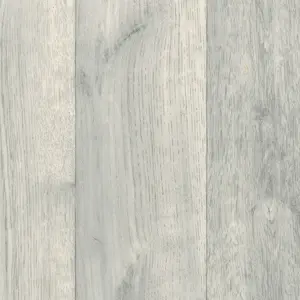 Grey Ivory Wood Effect Anti-Slip Contract Commercial Heavy-Duty Vinyl Flooring with 3.8mm Thickness-15m(49'2") X 4m(13'1")-60m²