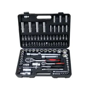 Oypla 94pc 1/4" & 1/2" Socket Ratchet Screwdriver Bit Set with Case