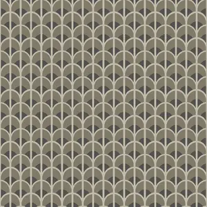 Galerie Italian Style Brown Geometric Arch Design Wallpaper Roll