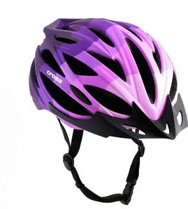 Cross Adults Bike Helmet - Purple Gradient