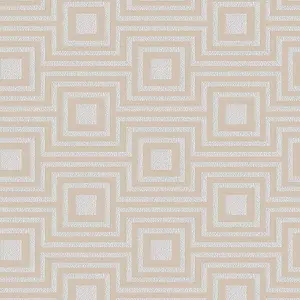 Arthouse Modena Square Geometric Silver Wallpaper 901800