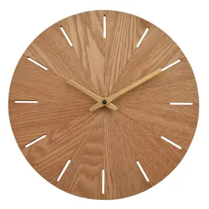 Interval Wooden Wall Clock - 30cm