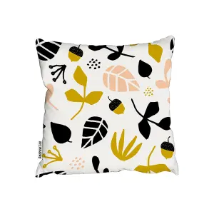 leaves, acorns and branches (Cushion) / 60cm x 60cm