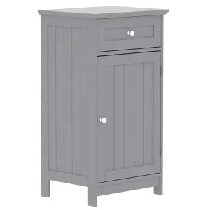 Lassic Hayle Matt Grey Freestanding Single Bathroom Drawer cabinet (H) 770mm (W) 430mm