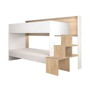 Imogen European Single Bed with Drawers and Shelves