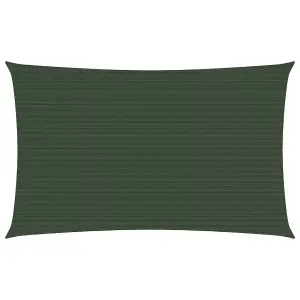 Berkfield Sunshade Sail 160 g/m2 Dark Green 3.5x5 m HDPE