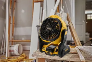 Dewalt DCE512N 18v XR Cordless Portable Job Site Fan 180 Degree Pivot 2.0Ah Batt